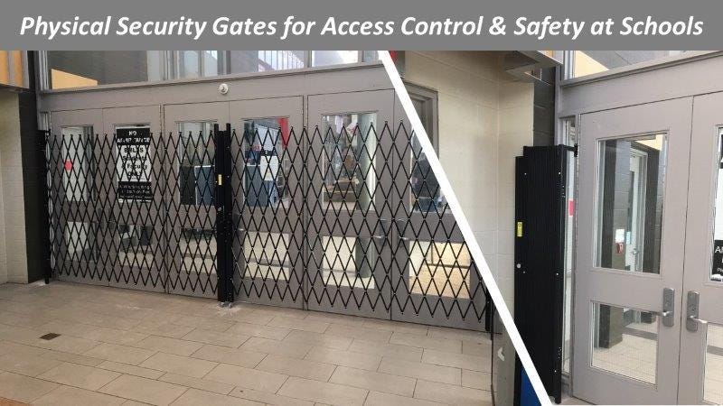 Physical Security Gates for Access Control & Safety at Schools - Xpanda  Security Products