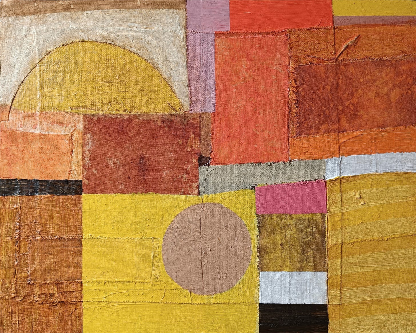 Two Moons (Aleksandra Niemczyk) abstract painting Two Moons (Aleksandra Niemczyk) abstract painting