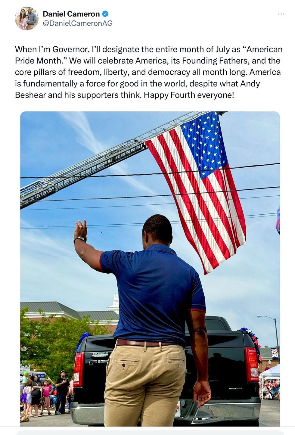 close up of Cameron's ass sagging