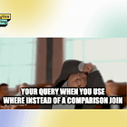 SQL JOINs with Comparison Operators (>, <, >=, <=) 