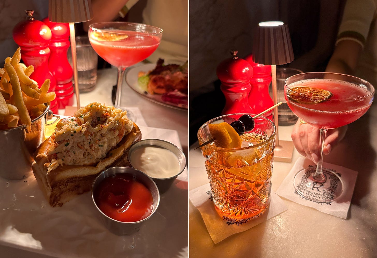 Food and cocktails at OAK Long Bar + Kitchen in Boston at Fairmont Copley Plaza Hotel Food and cocktails at OAK Long Bar + Kitchen in Boston at Fairmont Copley Plaza Hotel