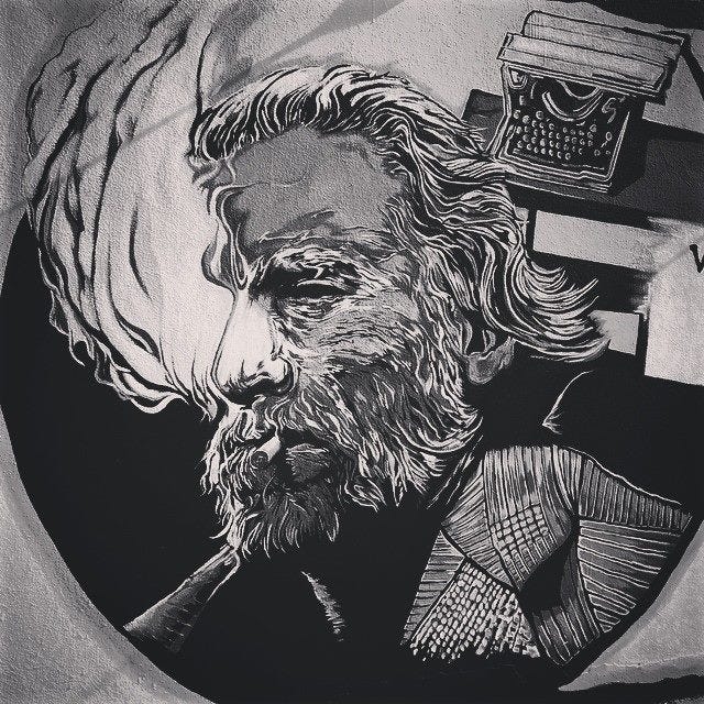 Charles Bukowski Mural Map Link — NAARRT | Art/Design/Movies Nathan Anderson