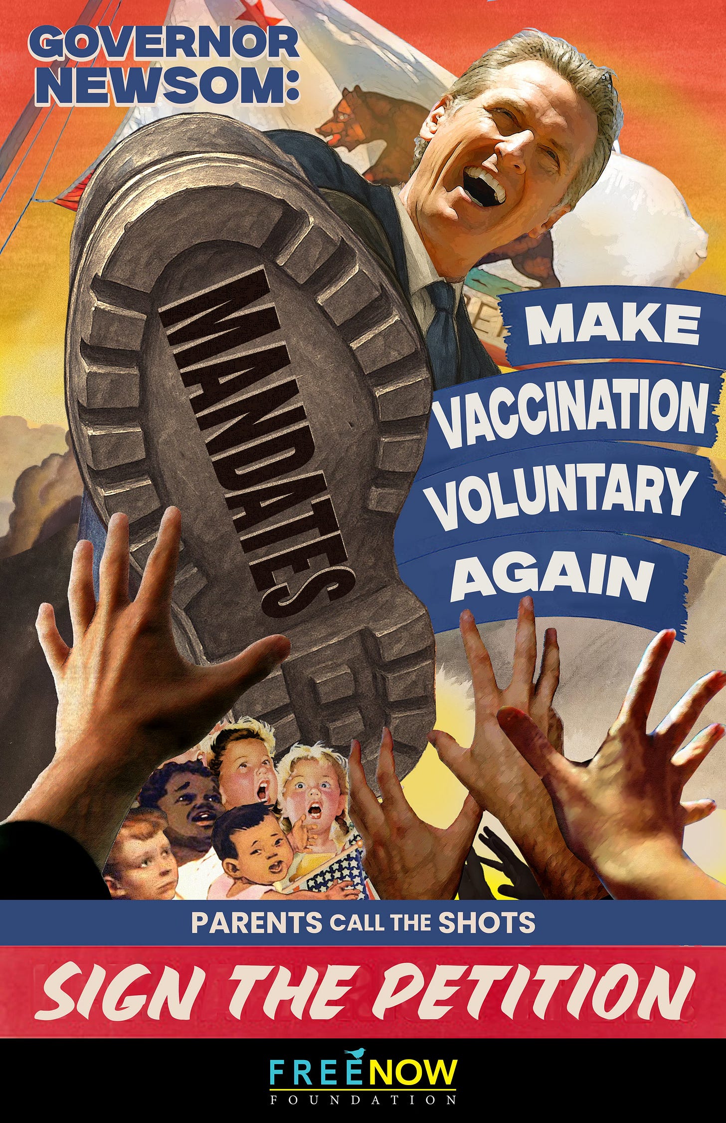 Newsom Make Vaccination Voluntary Again Petition