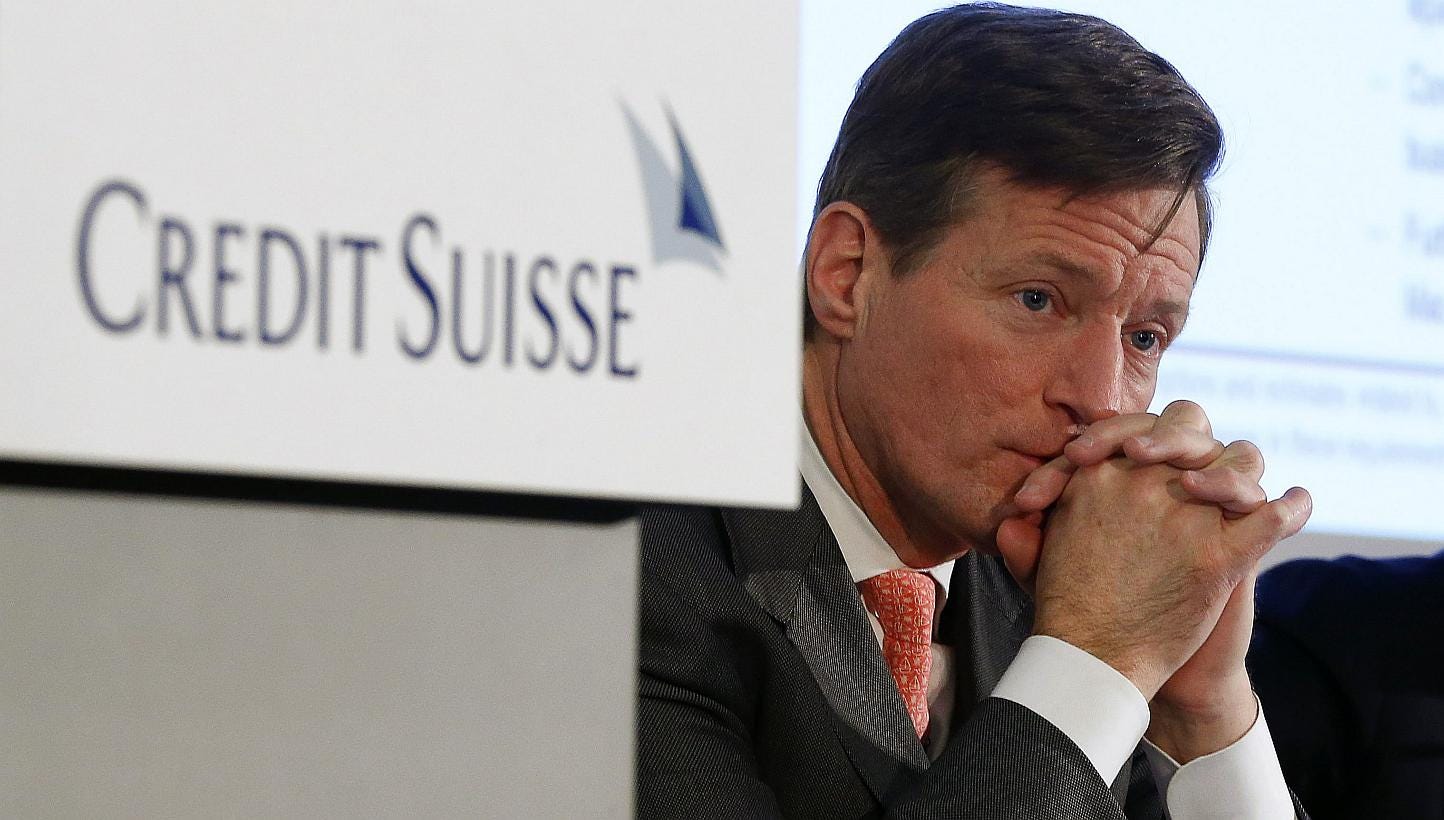 The rise and fall of Credit Suisse CEO Brady Dougan | The Straits Times