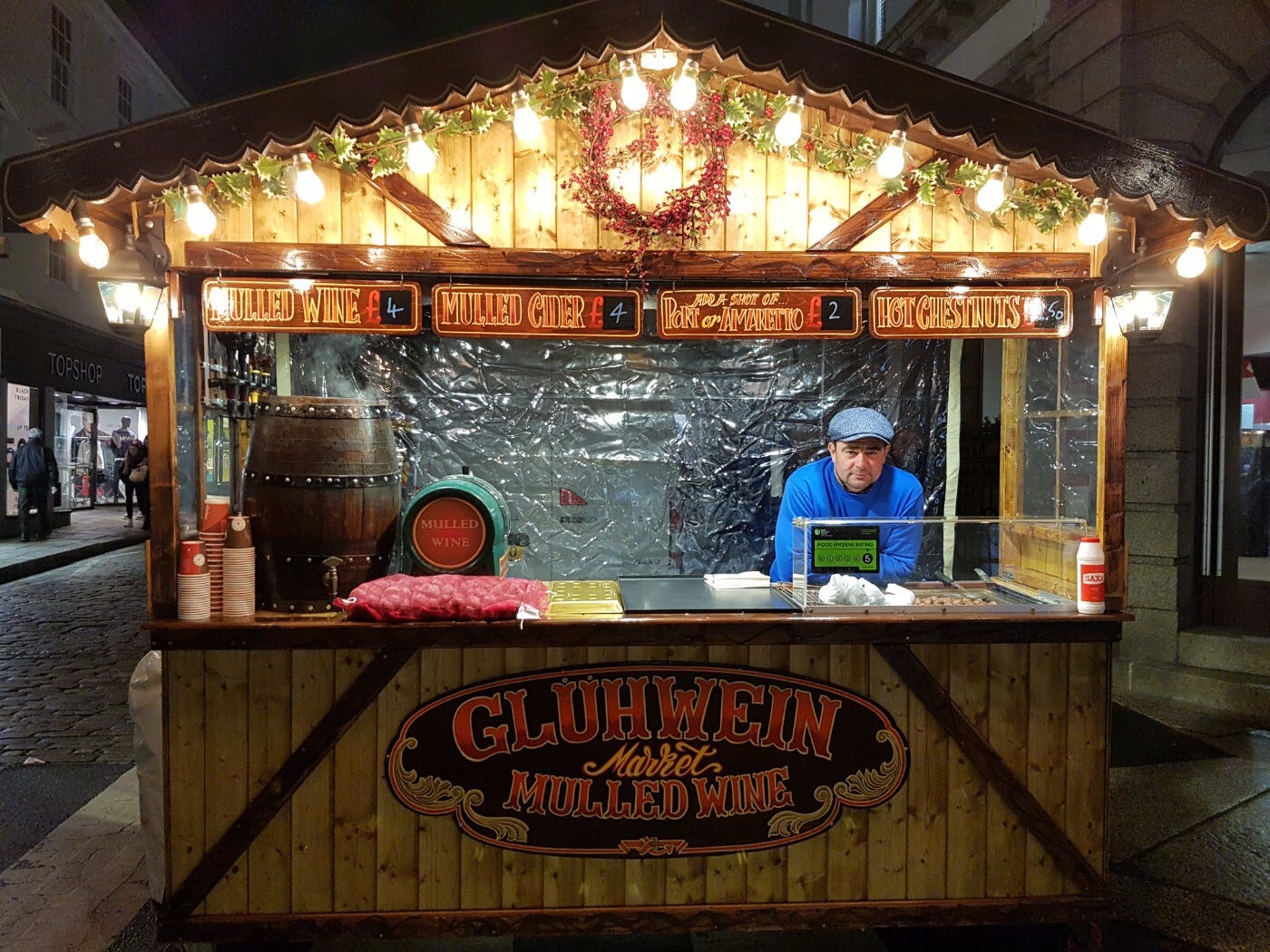 The mulled wine and chestnut co - Event Traders - CJ's Events Warwickshire