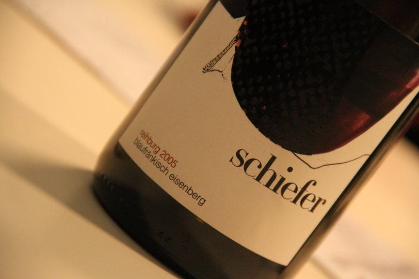 Schiefer Blaukfrankisch Eisenberg 2005