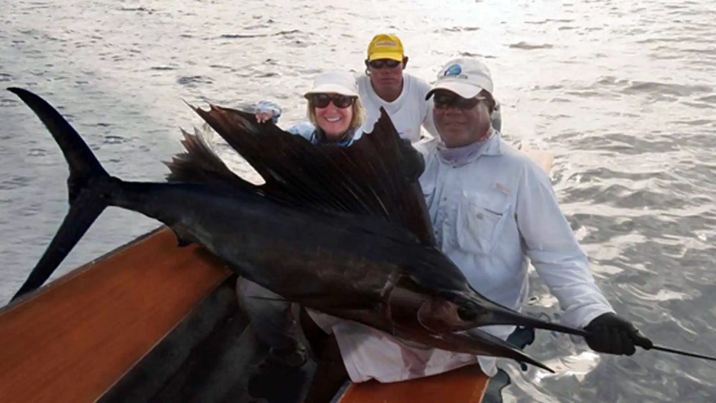 Barbara with Sailfish