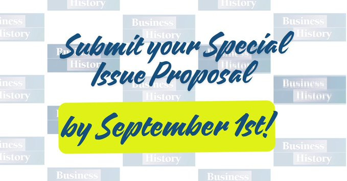 Submit to Business History promotional postcard