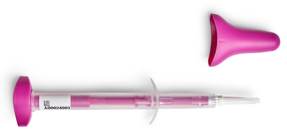 Evalyn brush - used in Danish HPV home tests