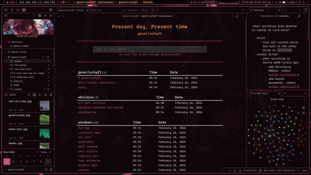 r/ObsidianMD - the longer I use obsidian the better my experience with this note taking app