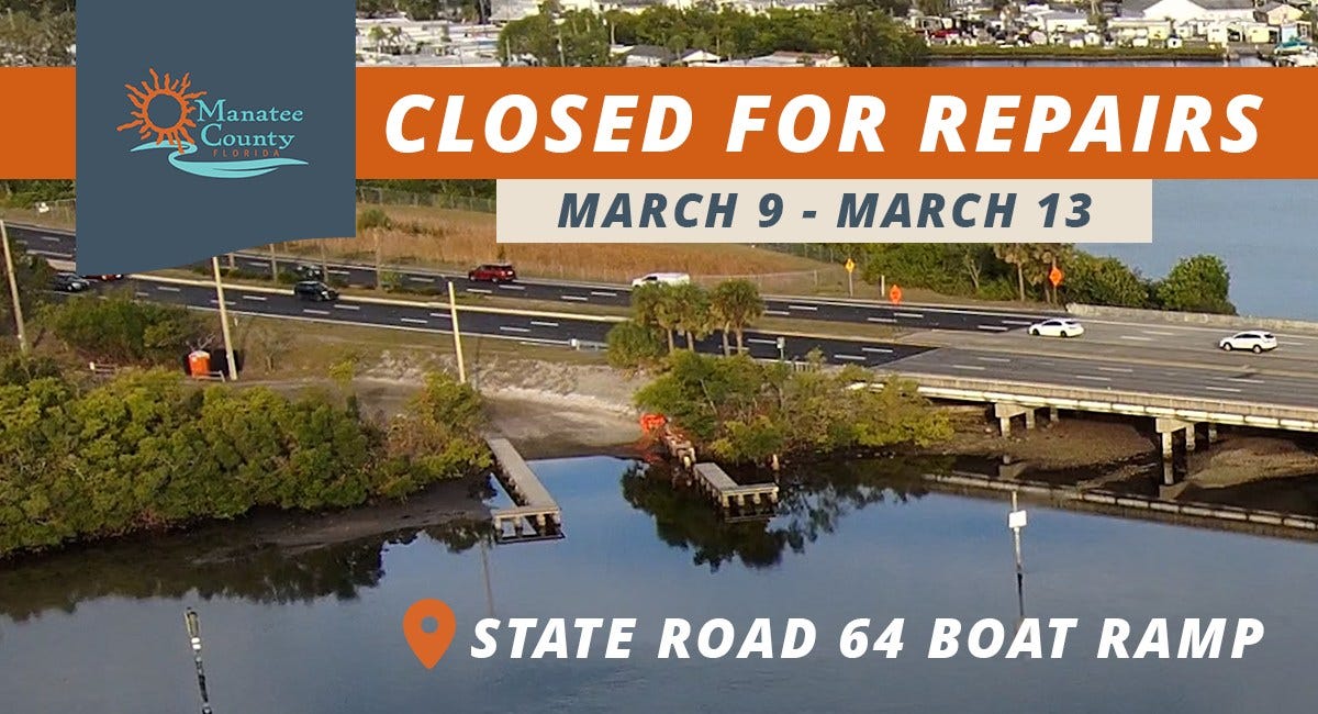 State Road 64 Boat Ramp to Close March 9–13 for Repairs