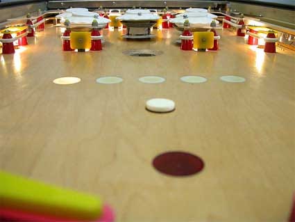 A pinball machine A pinball machine