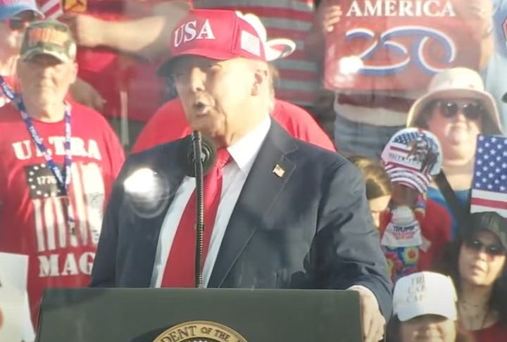 Trump Shows Clear Signs Of Decline On 4th Of July Weekend