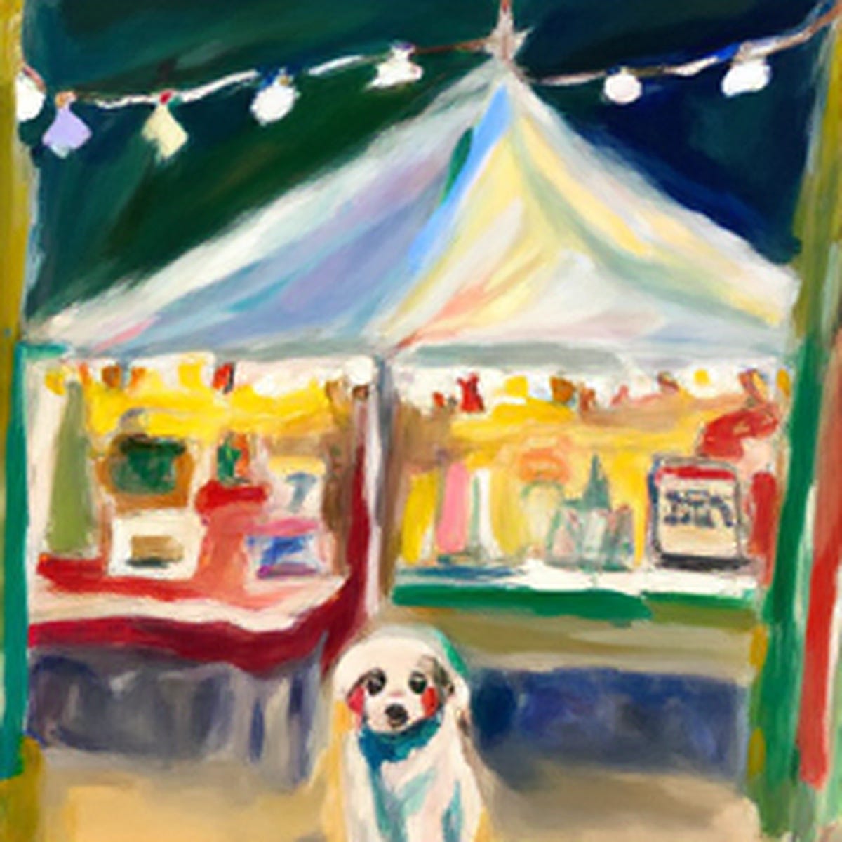 A festive Christmas market stall — the Special seasonal series A festive Christmas market stall — the Special seasonal series