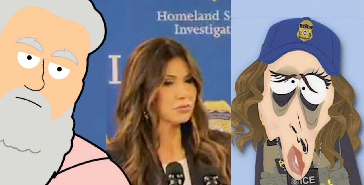 Kristi Noem Melts Down Over Her Face Melting Down On South Park