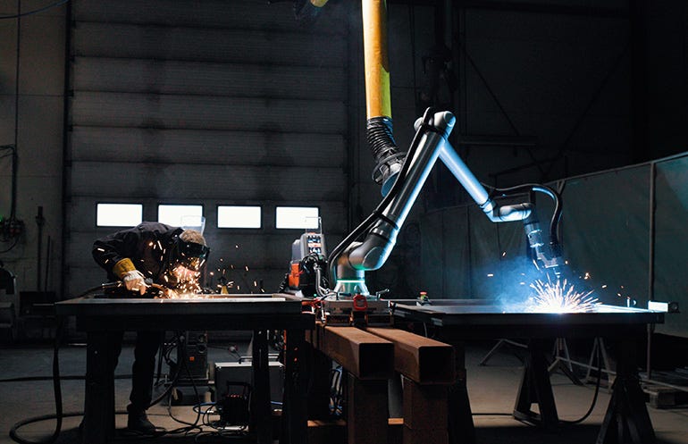 The new UR8 Long cobot can automate more welding tasks, says Universal Robots.