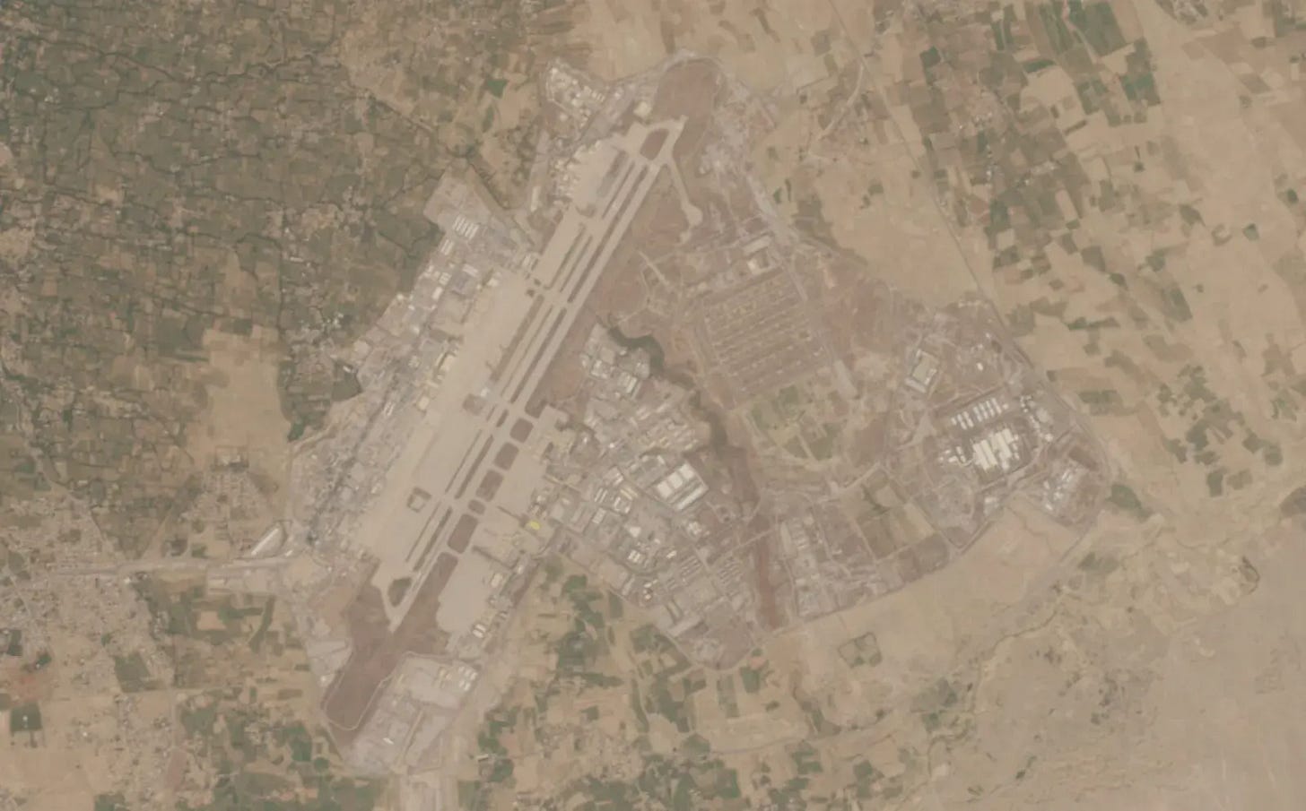 Satellite Photo Shows Bagram Air Base Now