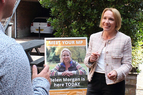 Photo of UK MP Helen Morgan Photo of UK MP Helen Morgan