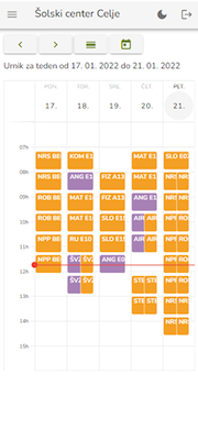 Timetable
