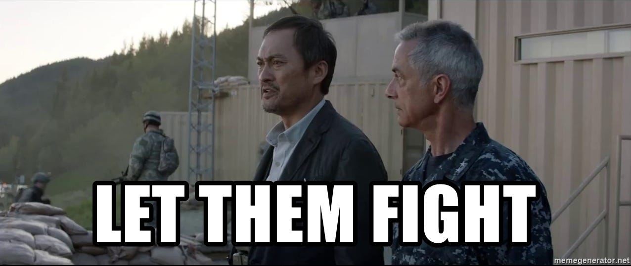 Let Them fight - watanabe | Meme Generator
