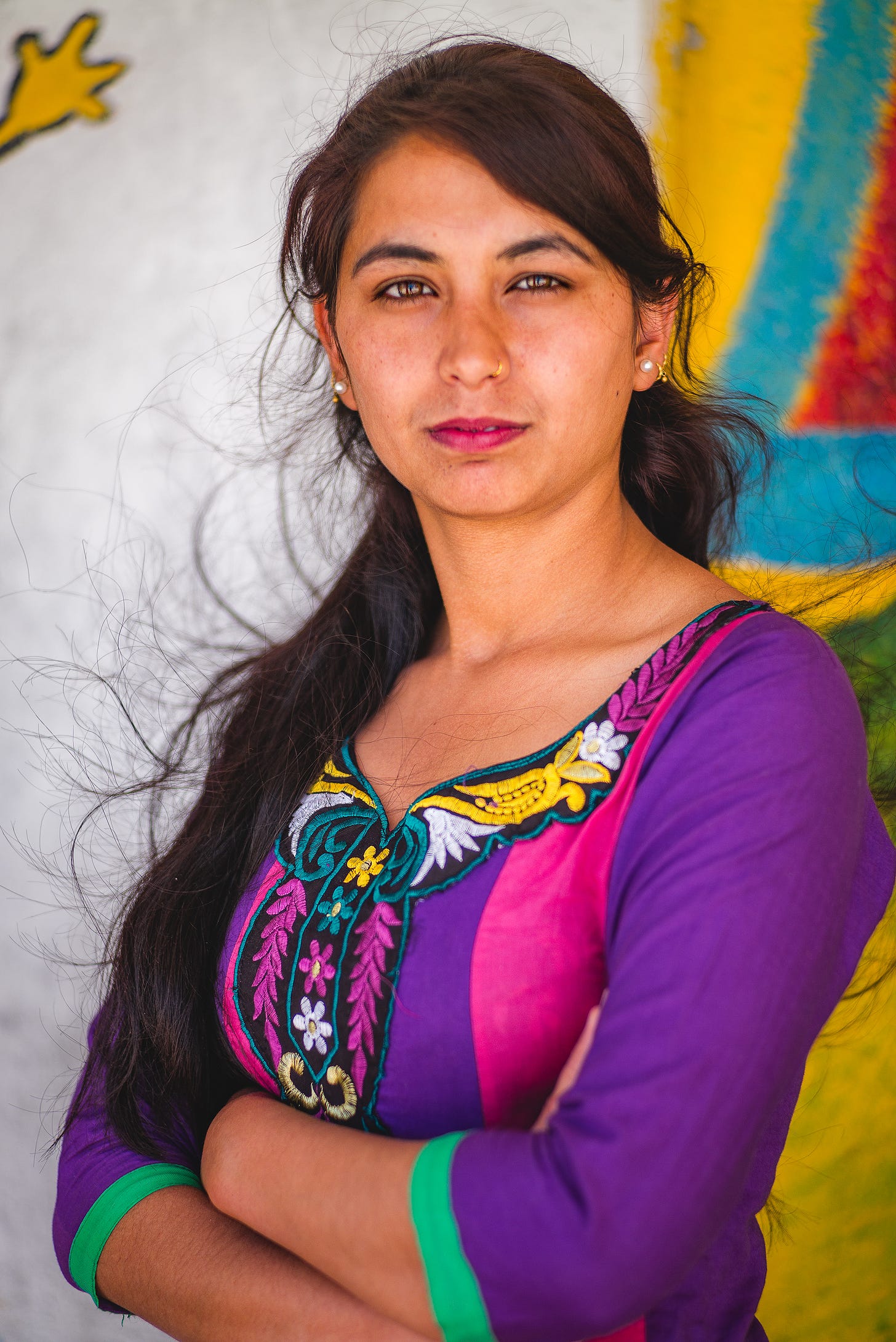 Anupama Adhikari (22), Shree Kalidevi School, Kathmandu, Nepal. 1/750, ƒ/2.8, ISO 200, 21mm. © Gavin Gough