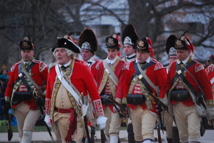Re-enactment of the Battle of Lexington