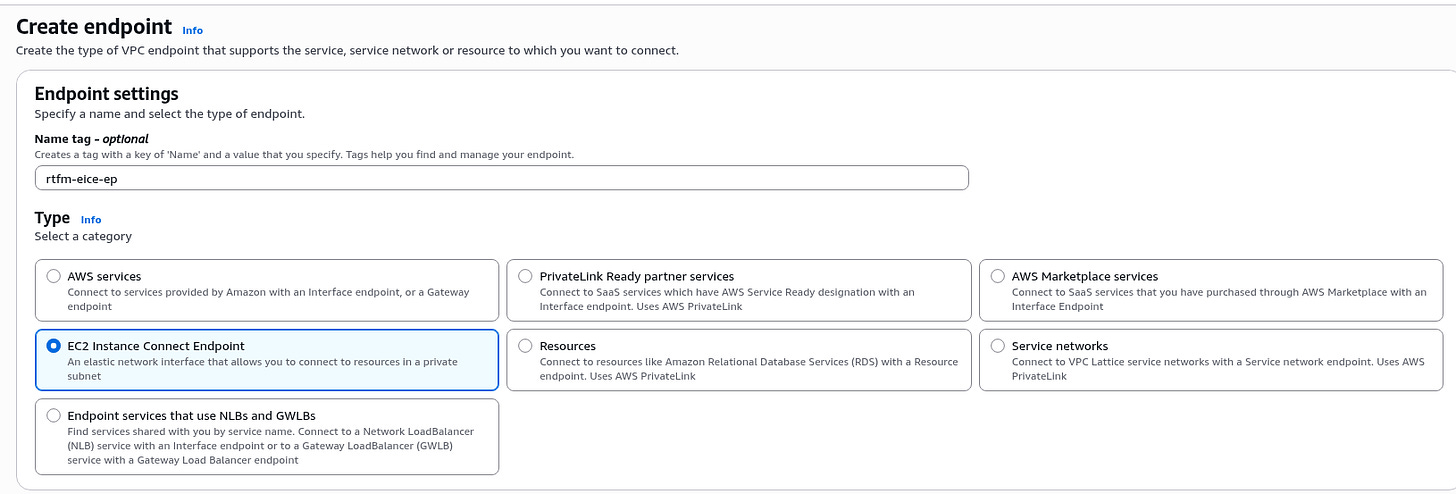 AWS: basic infrastructure setup for WordPress