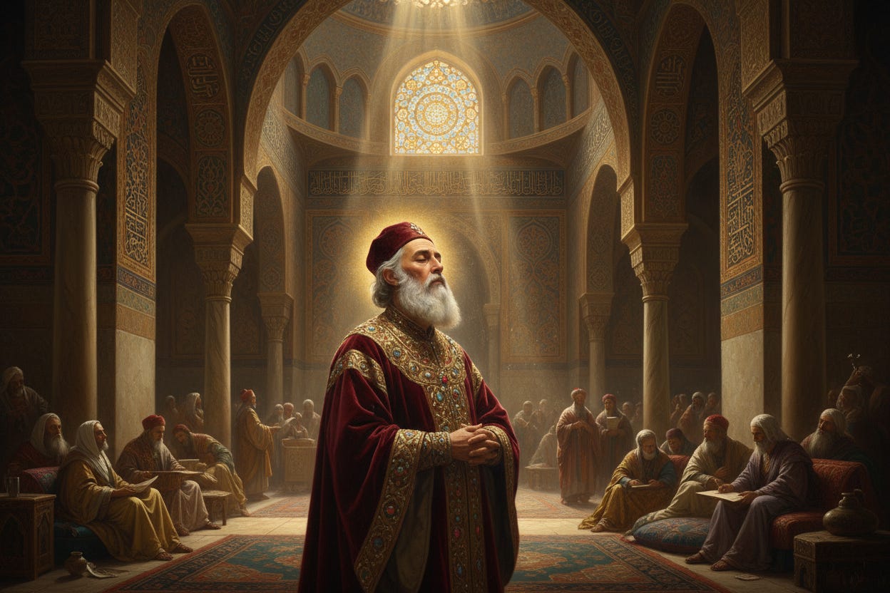 Saint John Damascene Service at the Caliph’s Court and Awakening of Faith