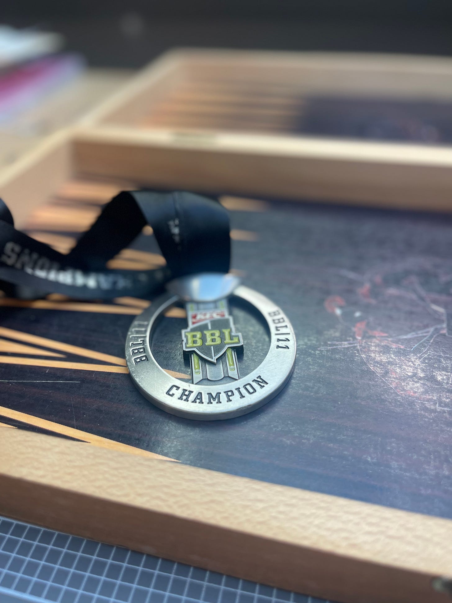 BBL medal won by Fisher Classics client Peter Hatzoglou