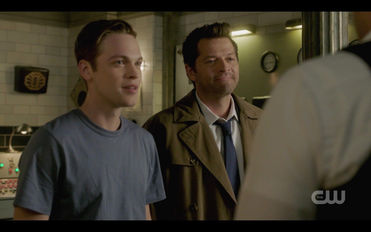 jack castiel happy to see dean winchester spn scar
