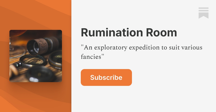 Rumination Room | Troy B. Jordan | Substack