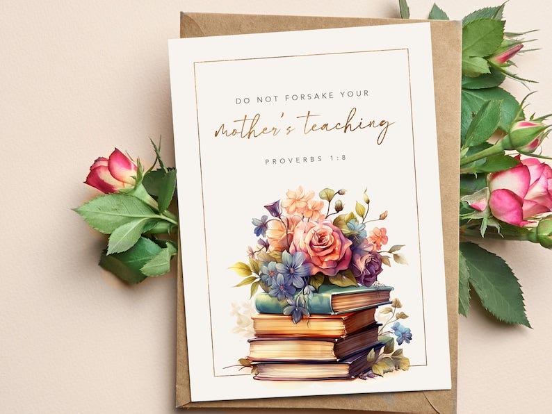 Mother's Day Card for Mother-in-law - Teaching image 1