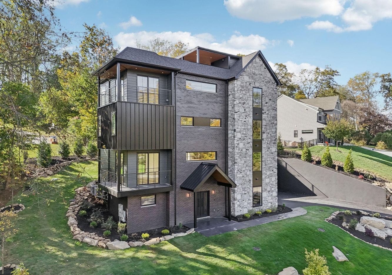 house for sale newtown square modern house exterior front