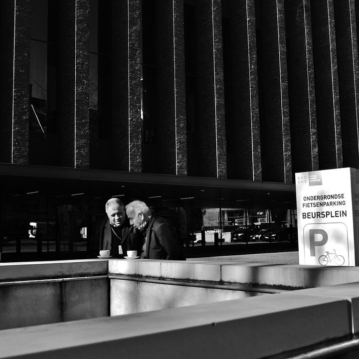 an ongoing photographic project in which I capture life in my hometown of Bruges 