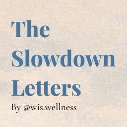 The Slowdown Letters