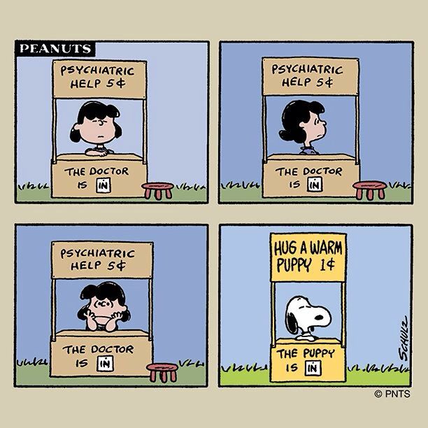 Lucy's booth | Snoopy funny, Snoopy comics, Peanuts gang