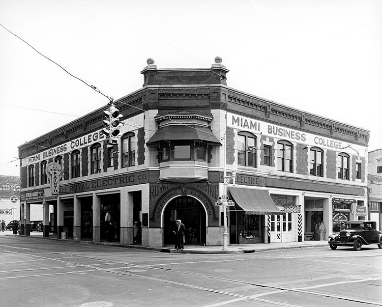Figure 7: Miami Business College in Watson Building in 1936