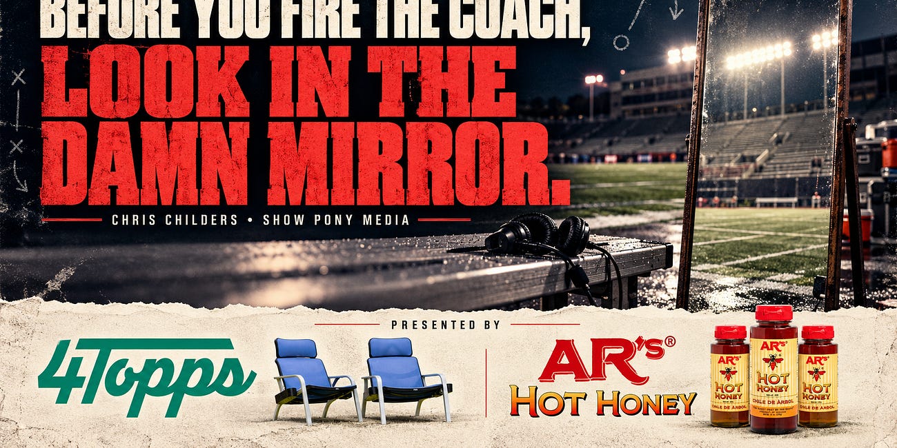 Before You Fire the Coach, Look in the Damn Mirror