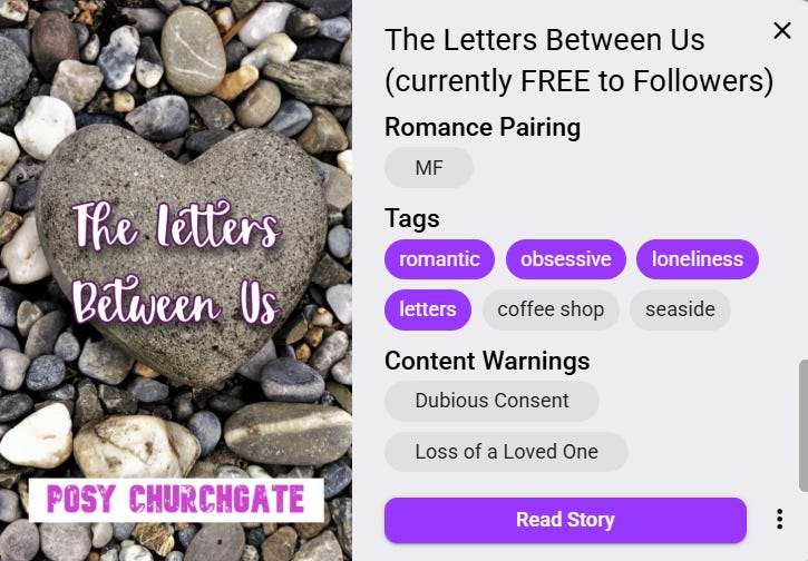 The Letters Between Us by Posy Churchgate
