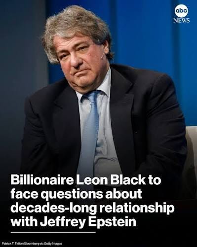 Billionaire Leon Black is set to face questions from the House Oversight panel regarding his decades-long relationship and financial entanglements with Jeffrey Epstein. Read more: https://abcnews.visitlink.me/KUi3le
