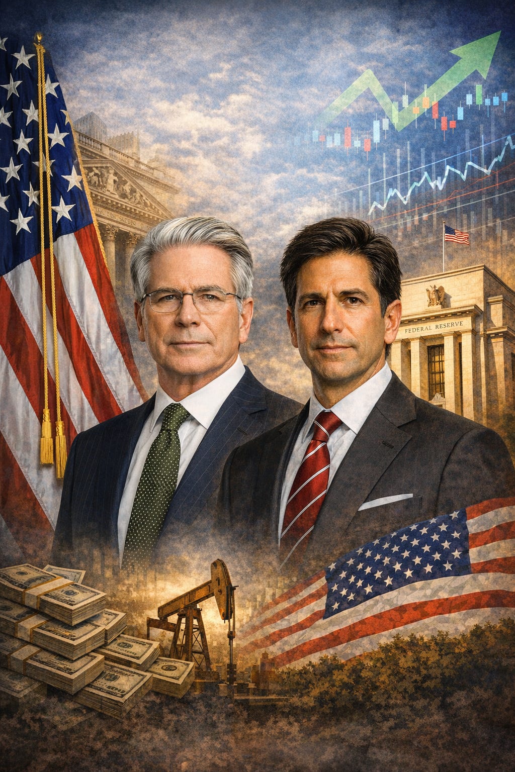 Preview illustration for Bessent, Warsh and the philosophy reshaping American economic policy