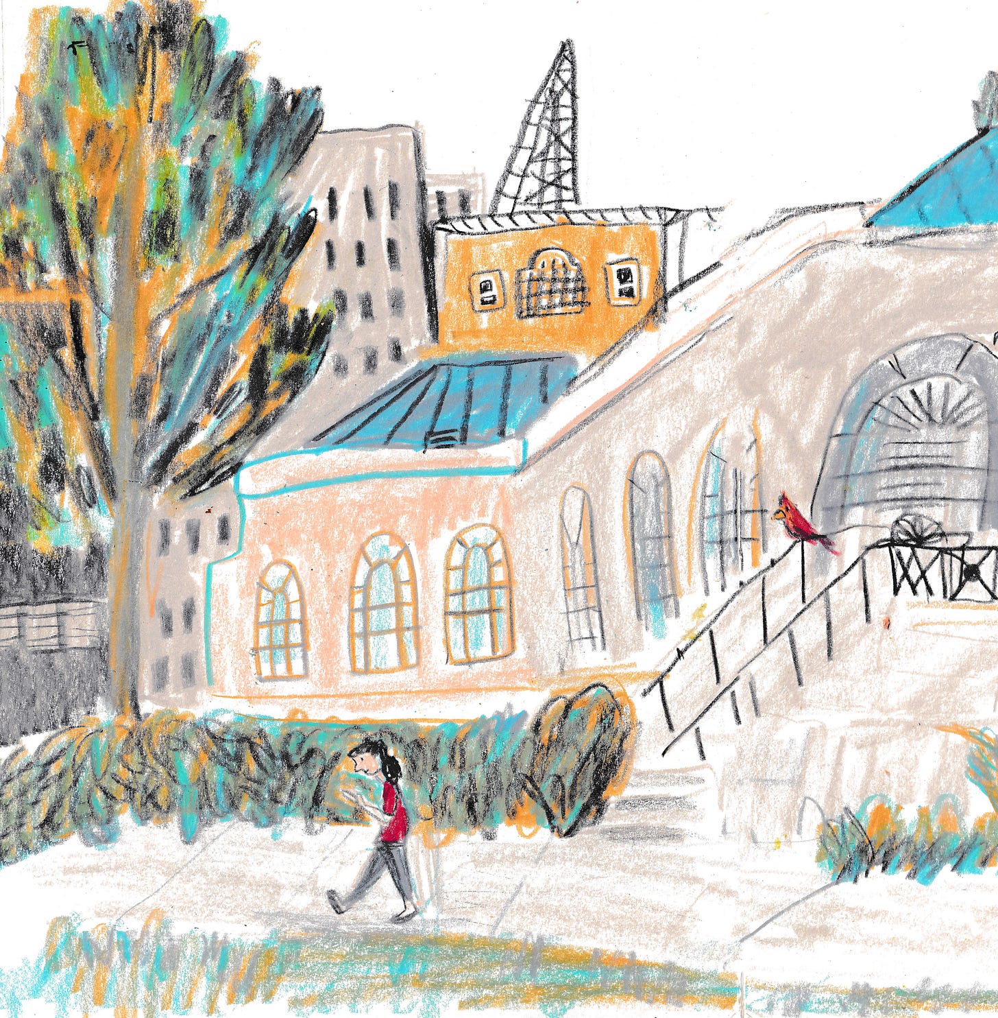 midtown atlanta illustration by Beth Spencer