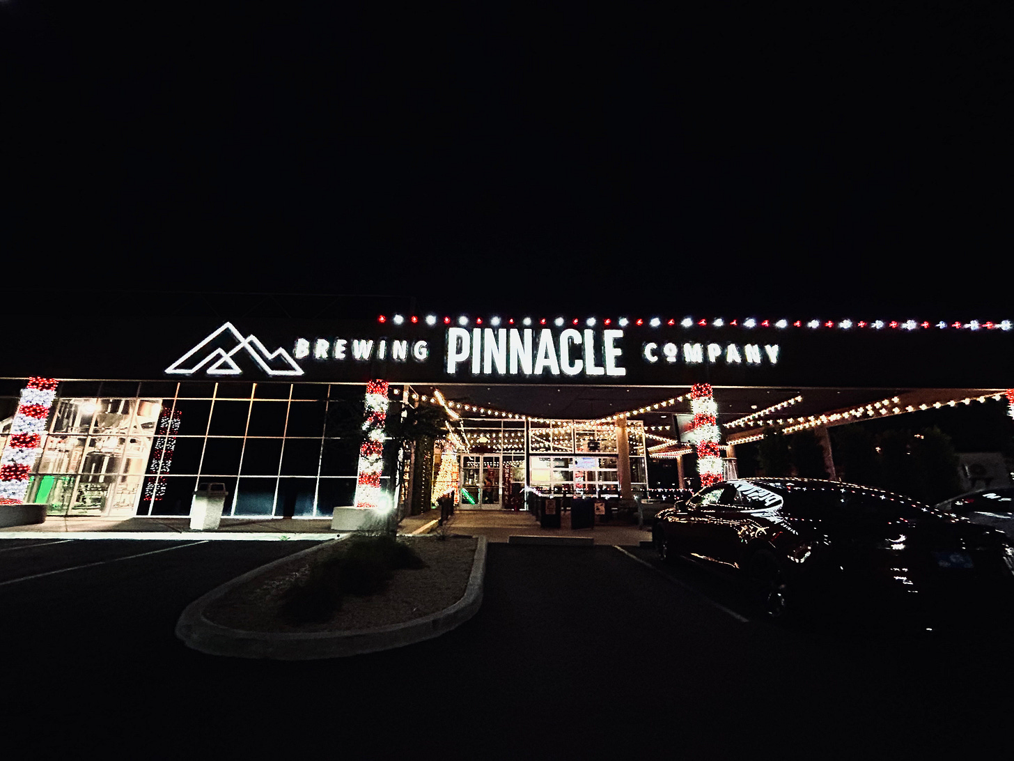 sign, decorations, parking, cars