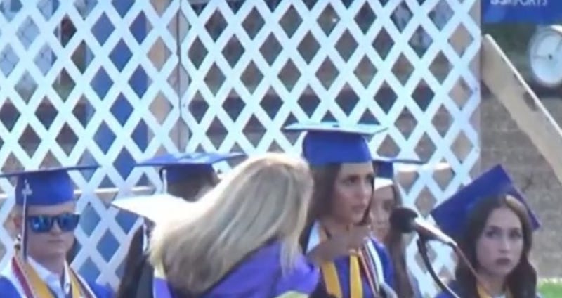 VIDEO: Principal cuts off valedictorian's graduation speech in North  Carolina | FOX8 WGHP