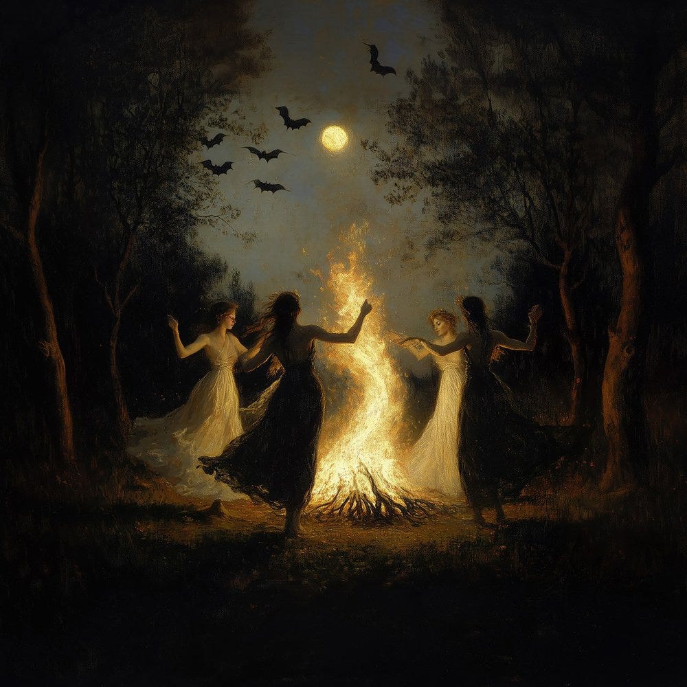 Samhain Bonfire Fine Art Print — The Paganista
