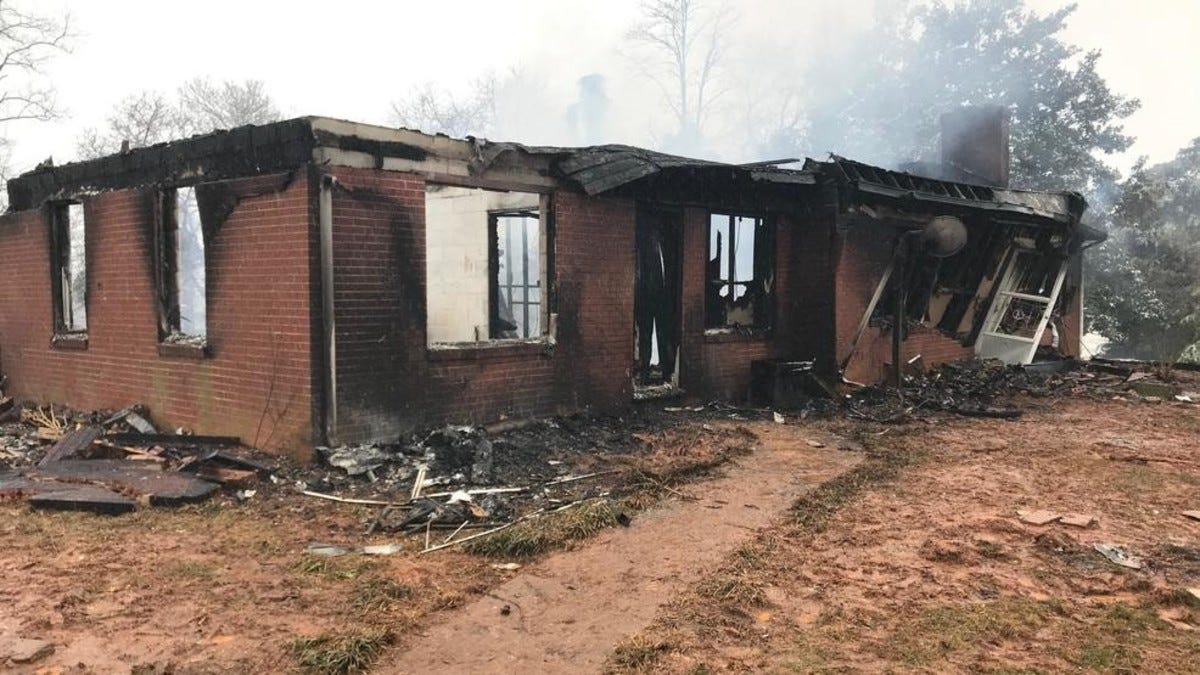 The former home of the Short family burned down in 2019.