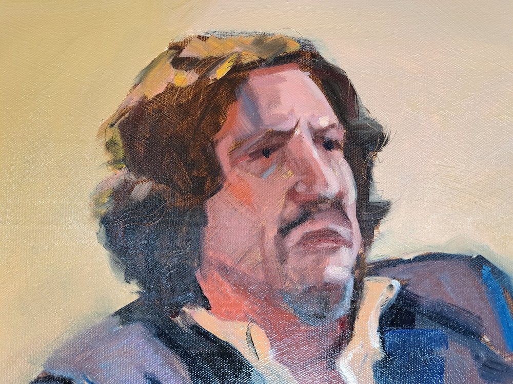 Dart scratches in hair too