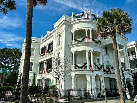 buildings, architecture, palmetto, trees, sky, streets