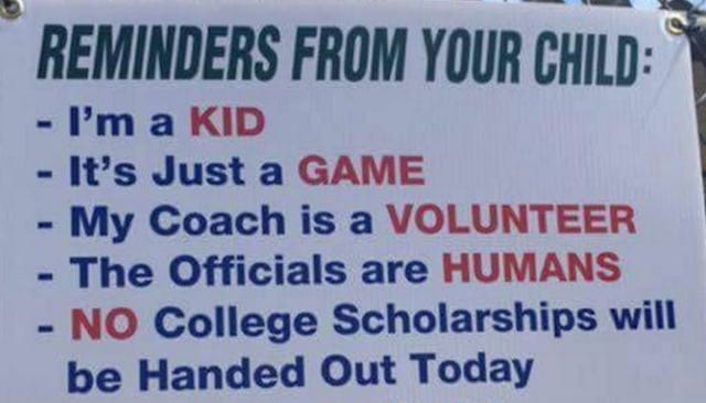 This Little League Sign Is Genius And Necessary This Little League Sign Is Genius And Necessary