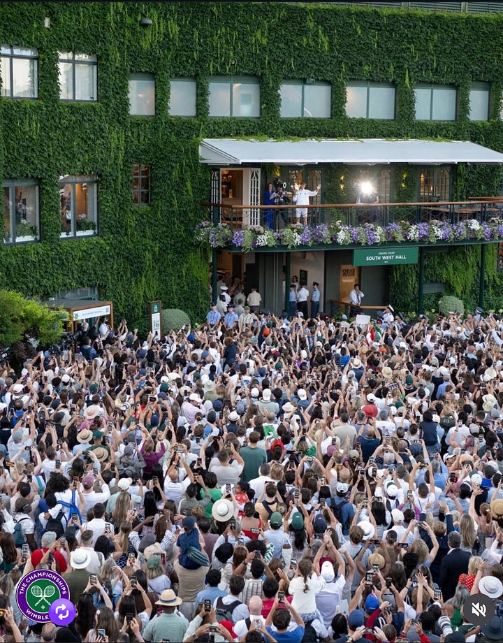 Jannik Sinner delivered at Wimbledon, and he highly needed to. (@Sinner's IG, @JannikSin) )